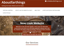 Tablet Screenshot of aboutfarthings.co.uk
